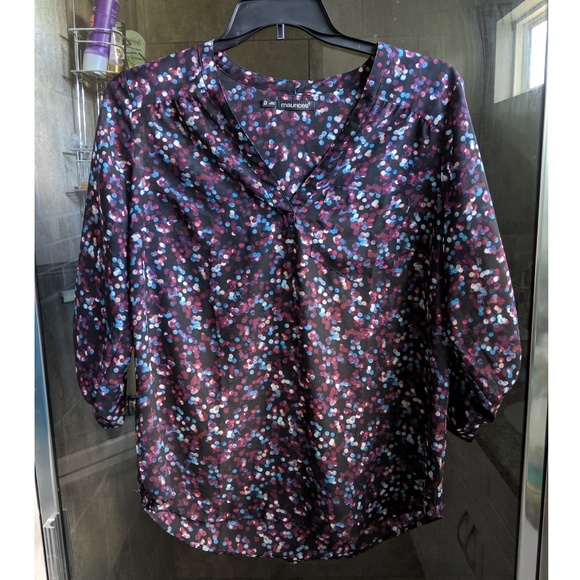 Maurices Tops - DONATING 1/20/25 Maurice's Sheer Popover Top